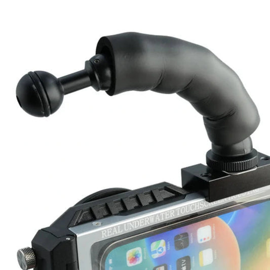 Adjustable arm with cold shoe and ball head