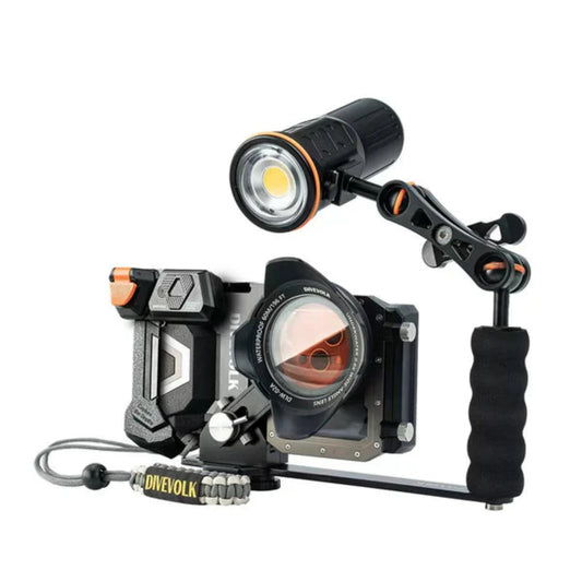 Kit foto-video underwater DIVEVOLK SeaTouch 4 Max Plus Creator Kit pentru smartphone