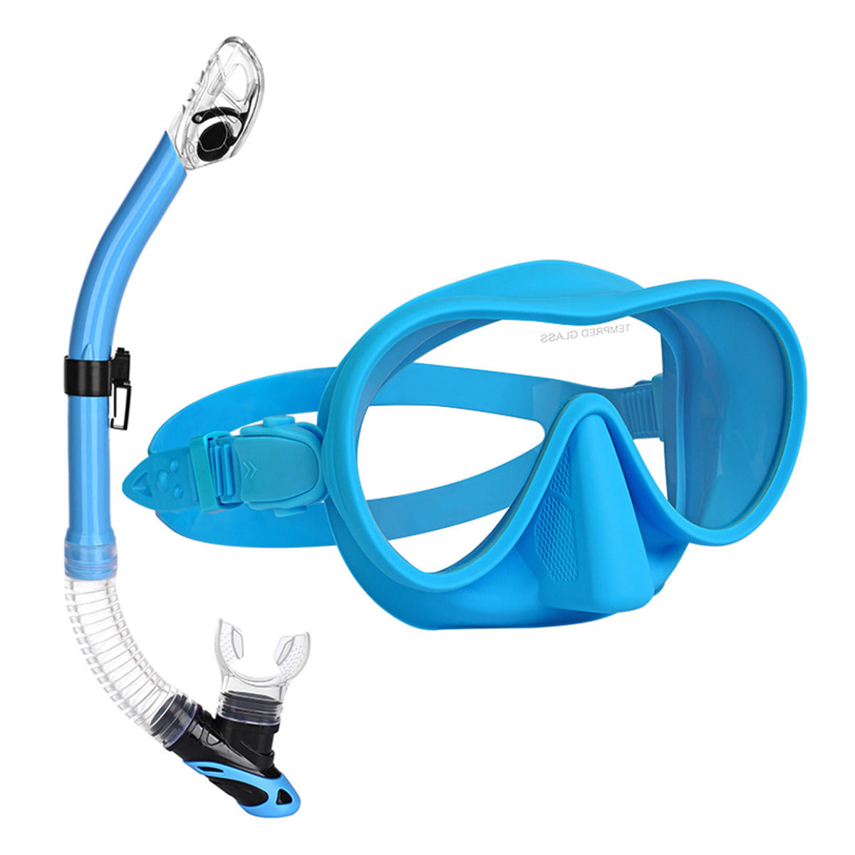 Tauchermaske mit Schnorchel, Set, rahmenlose SV