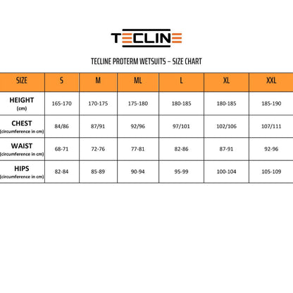 Neoprene Wetsuit Proterm 7 mm