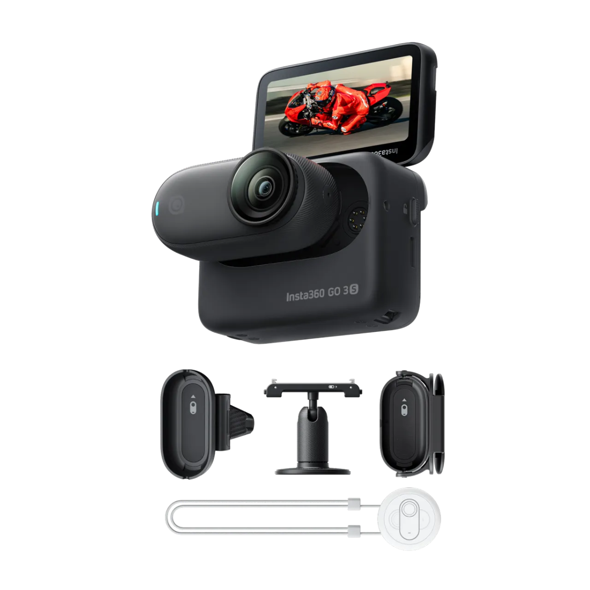 Camera Insta360 Go 3S Motorcycle In-Helmet POV Bundle