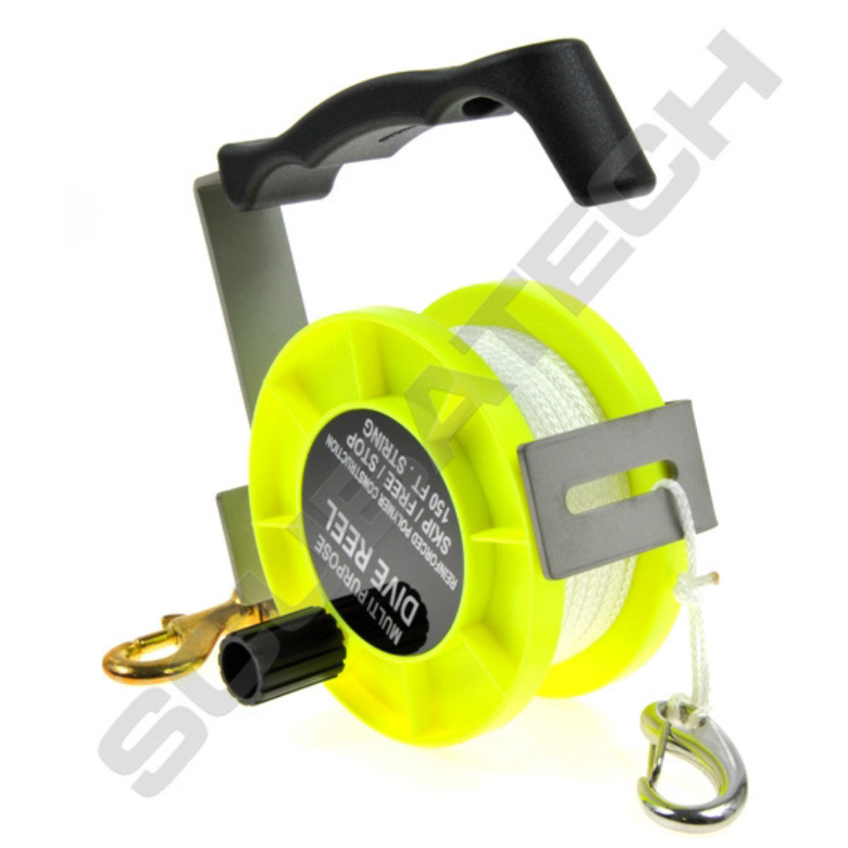 Reel Scufundari Plastic 50m cu Maner Aluminiu