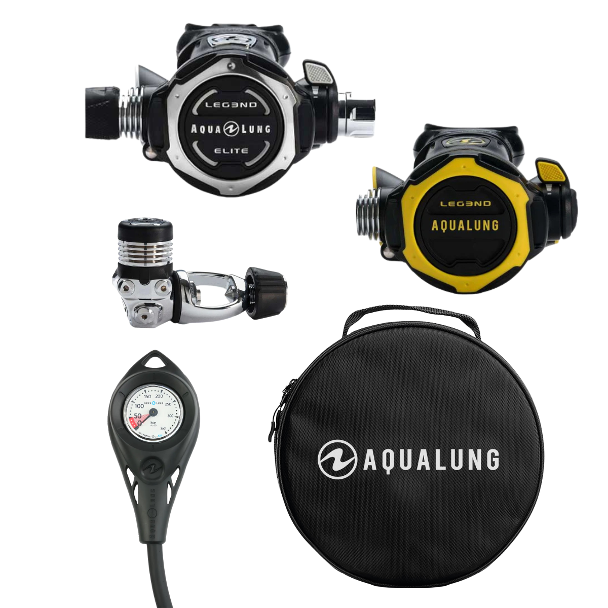 Set Regulator Leg3Nd Elite + Octopus + Manometru + Geanta transport
