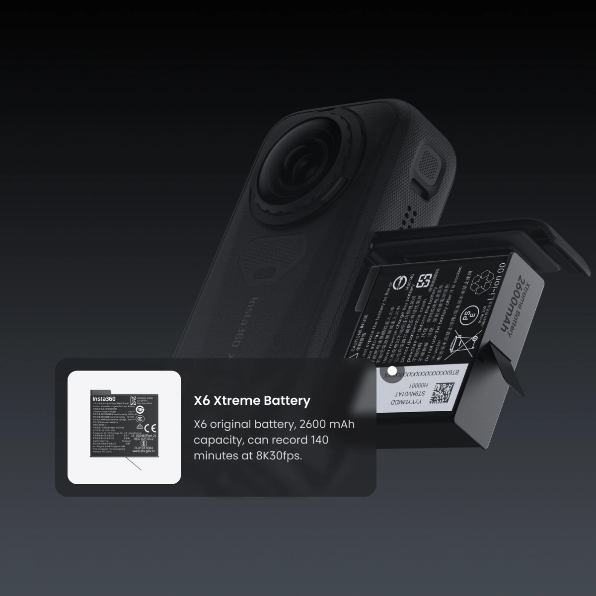 Camera video sport Insta360 X6