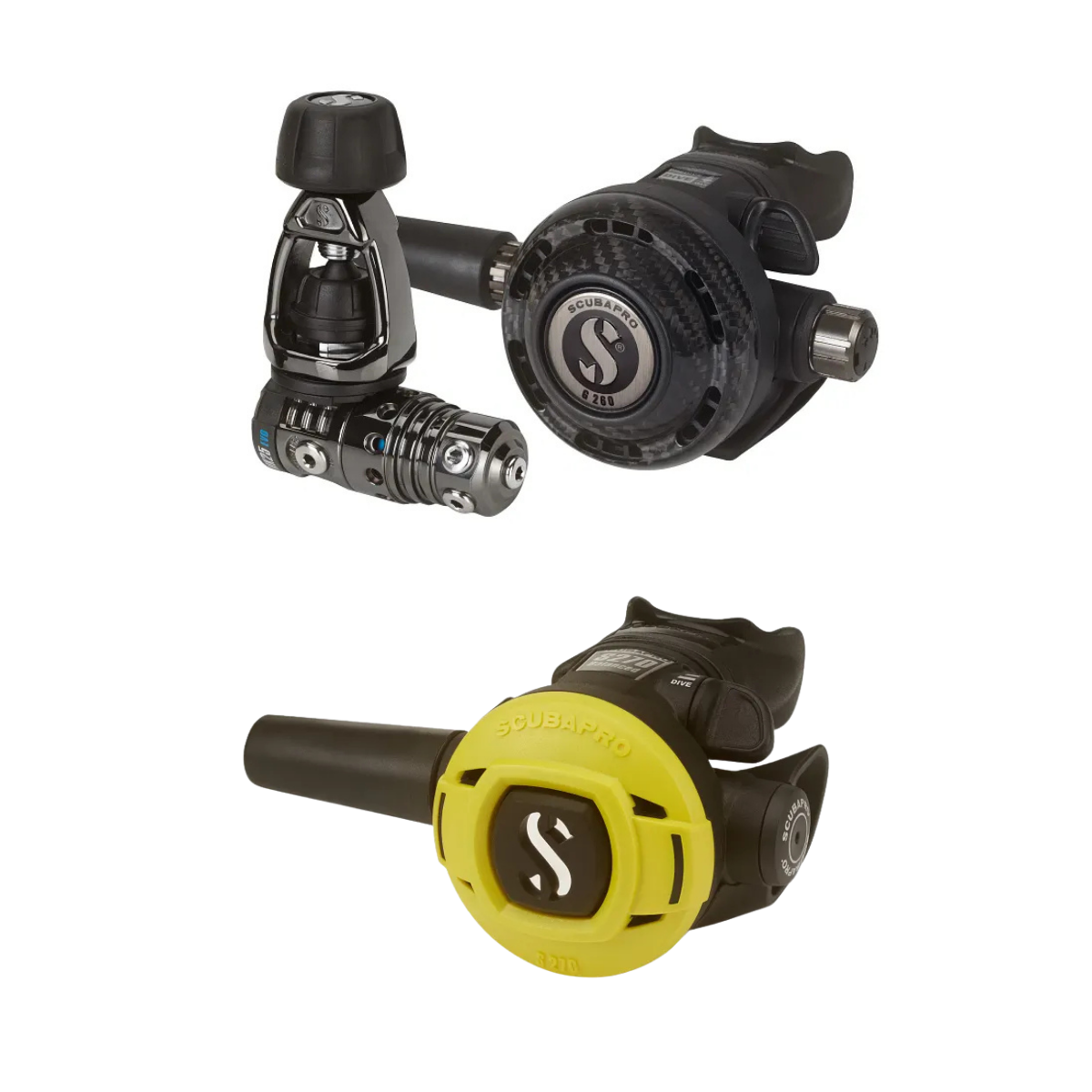 Kit regulator MK25 EVO Black Tech/G260 Carbon Black Tech/R105