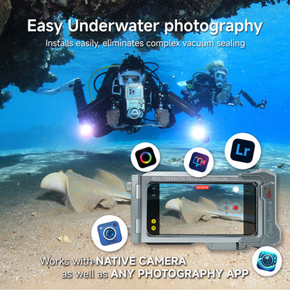 SeaTouch 4 Max Platinum Unterwassergehäuse