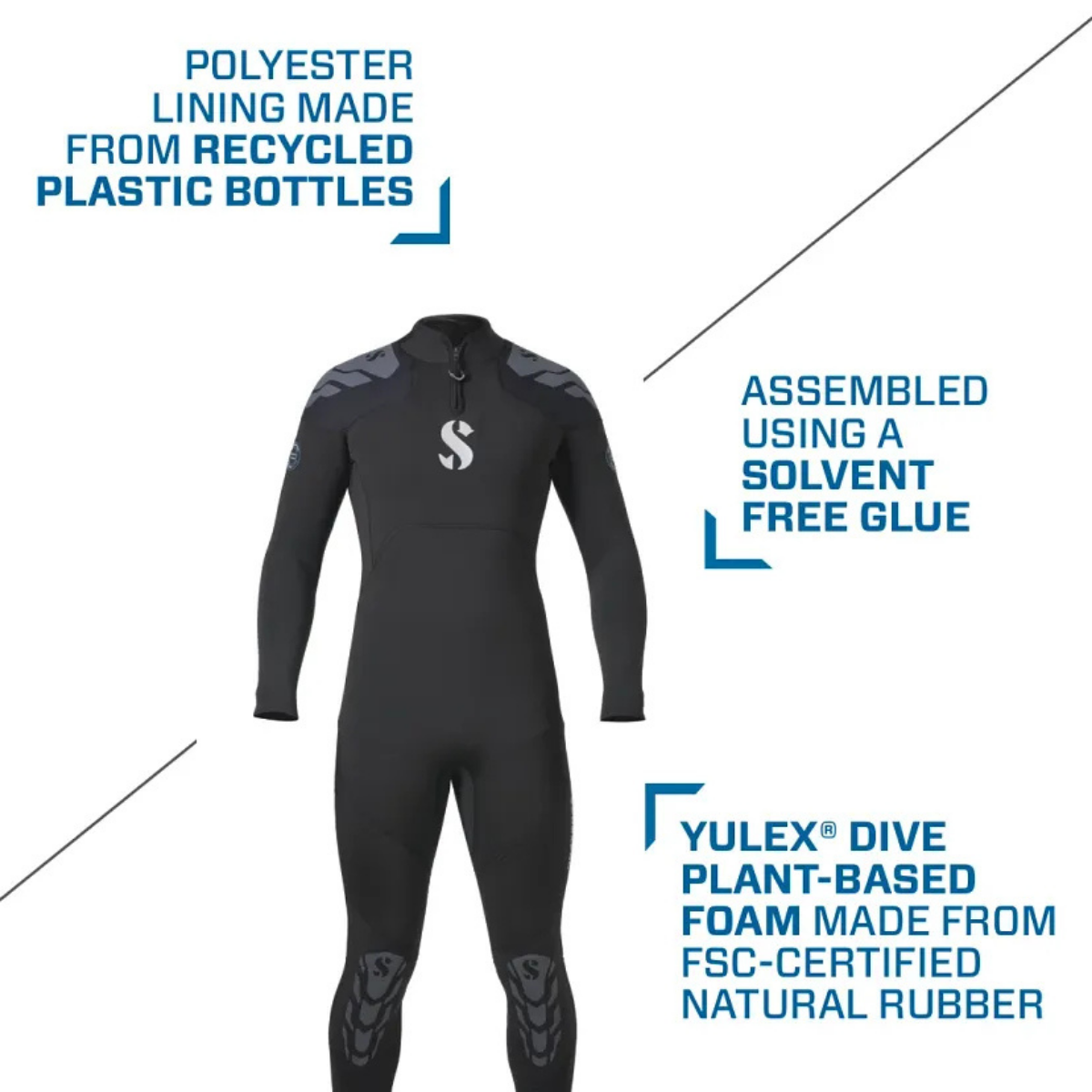 Costum neopren Everflex Yulex 3/2 Steamer