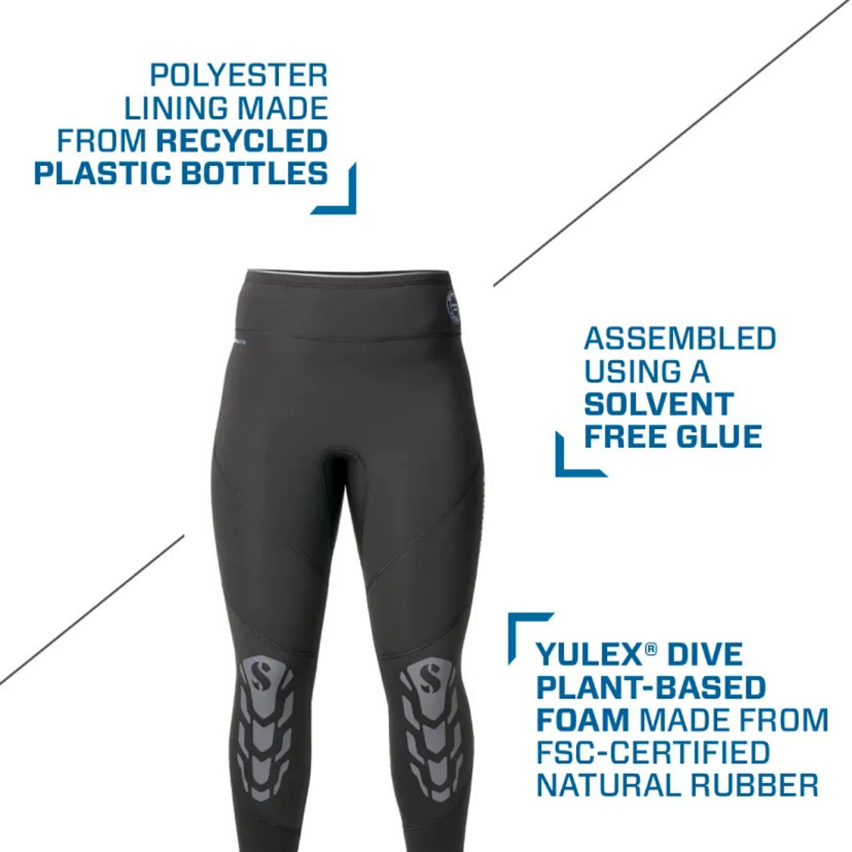 Pantaloni neopren Everflex Yulex 3.0