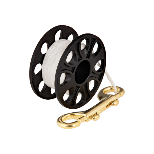 Spool Scufundari cu Carabiniera 100mm