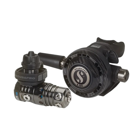 Set regulator MK25 EVO Black Tech/G260 Carbon Black Tech