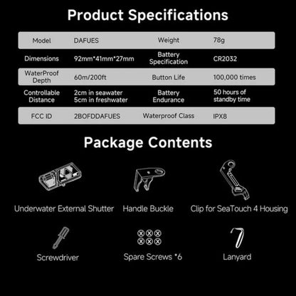 Unterwasserauslöser für SeaTouch 4 Max