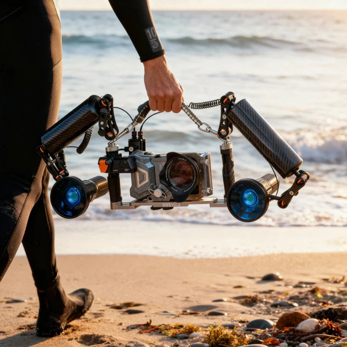 Unterwassergehäuse mit PLATINUM ALMIGHTY KIT SeaTouch 4 Max Plus