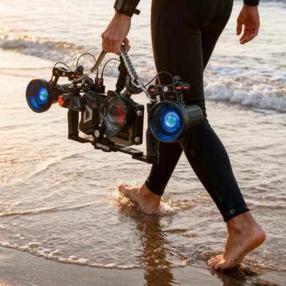 Unterwassergehäuse mit Tiefseetauchkit SeaTouch 4 Max Plus