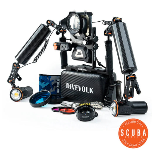 Kit foto-video underwater DIVEVOLK SeaTouch 4 Max Plus Almighty Kit pentru smartphone