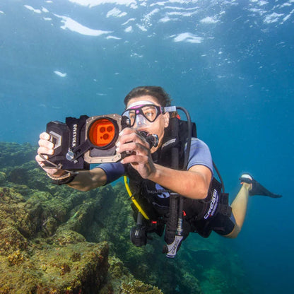 Unterwassergehäuse mit SeaTouch 4 Max Plus Filterset