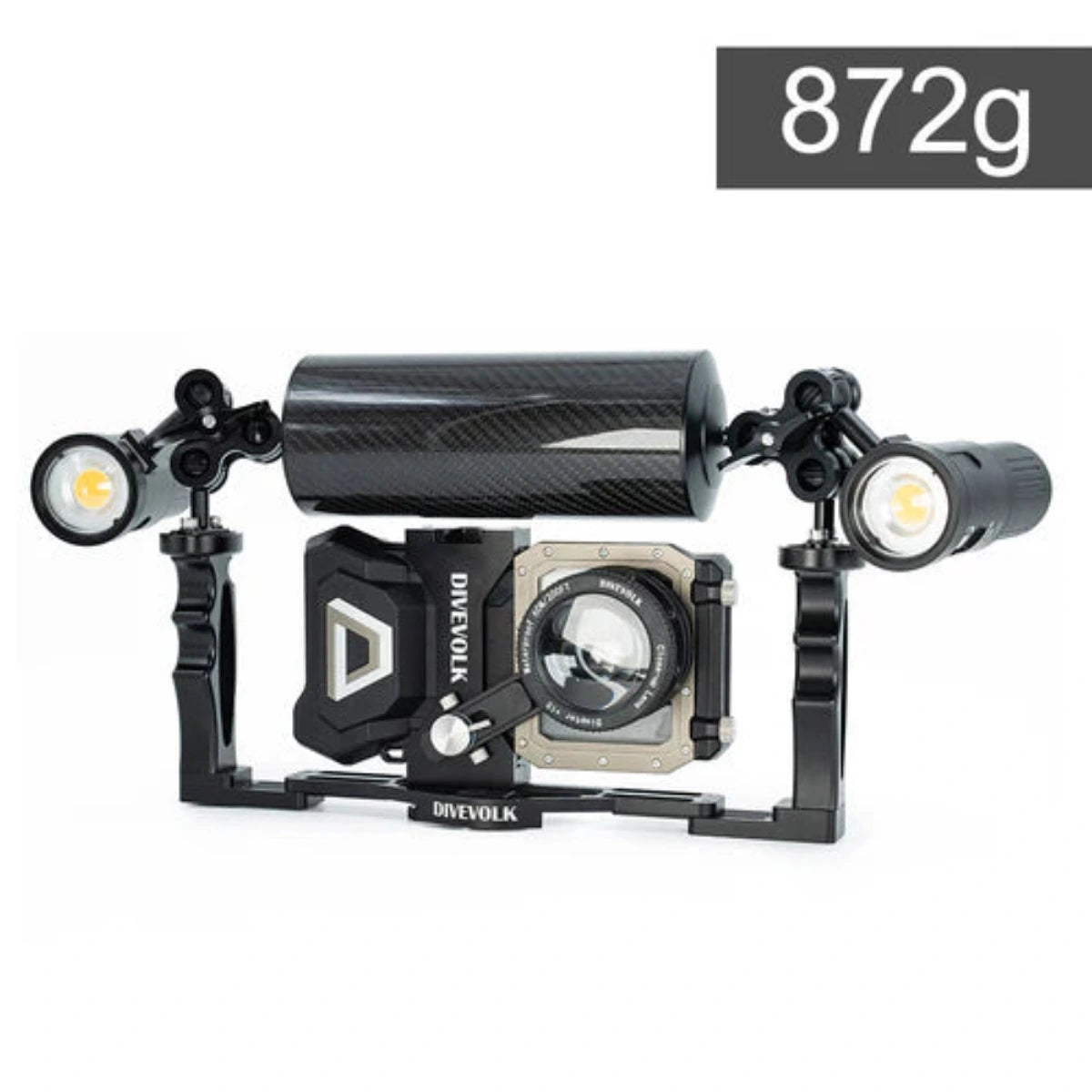 Floating arm for underwater photography