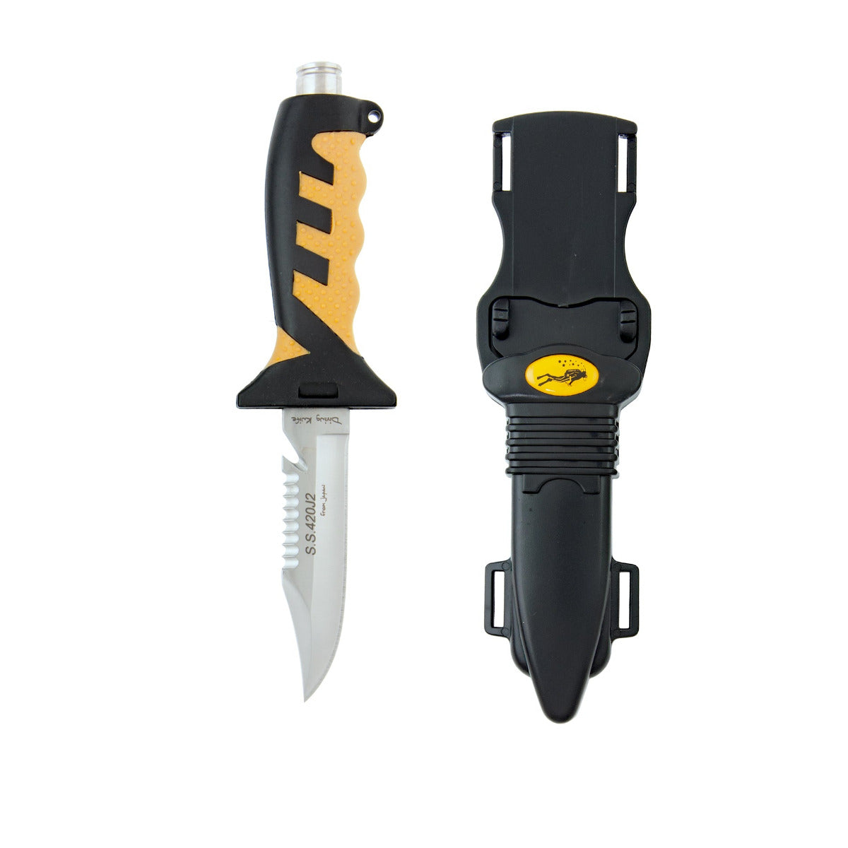 Cuțit Dragon, galben