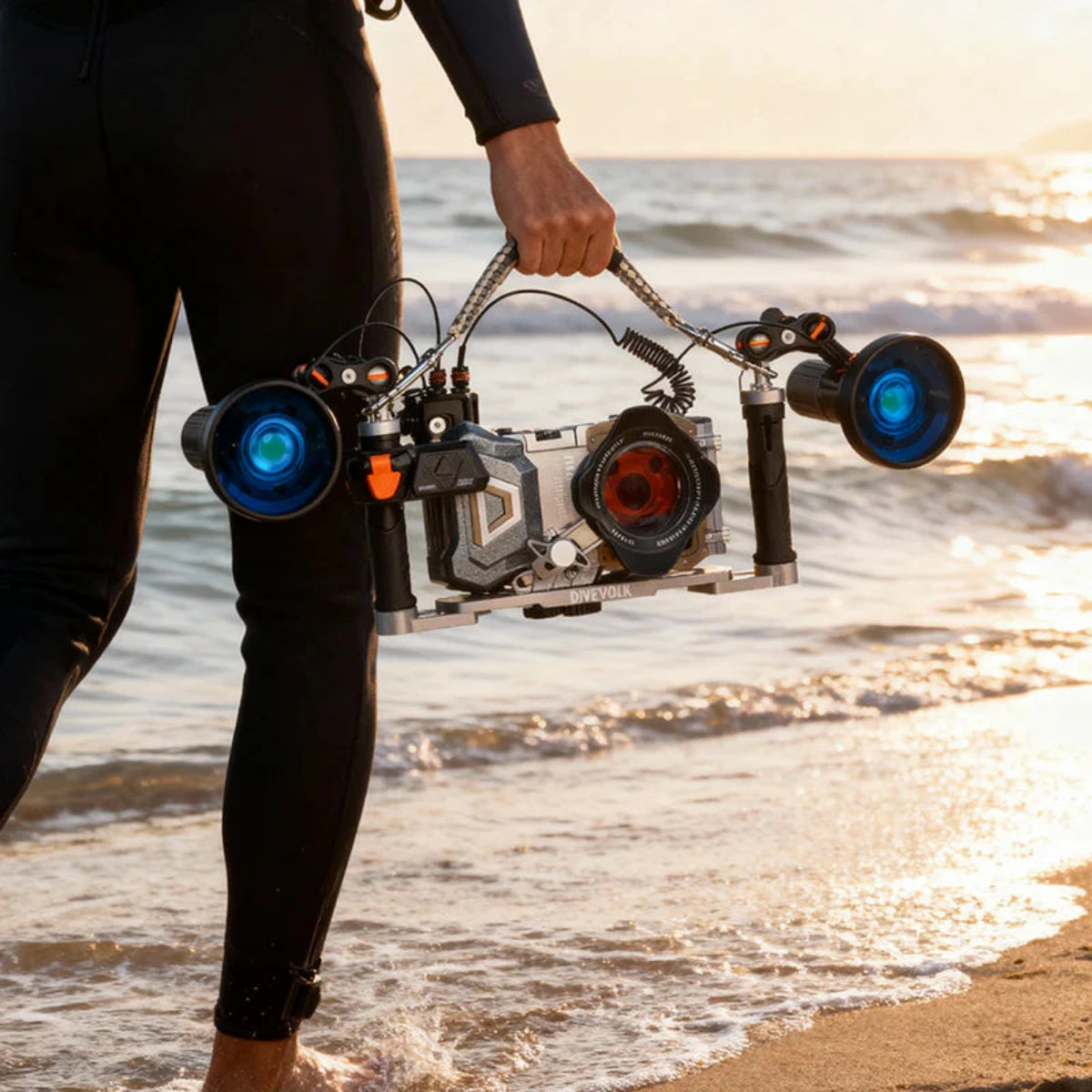 Kit foto-video underwater DIVEVOLK SeaTouch 4 Max Platinum Deep Dive Kit pentru smartphone