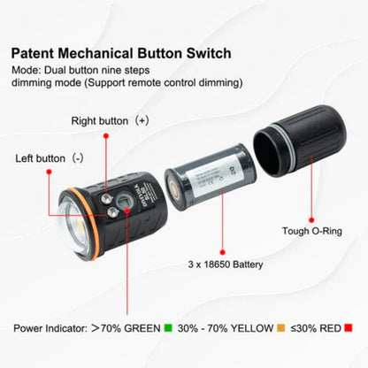 Batterie für SL50 Tauchlampe