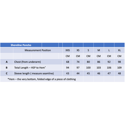 Strandponcho