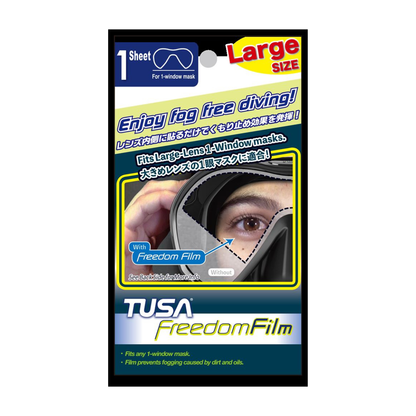 Antibeschlag-Einsätze für Freedom Film Tauchmasken