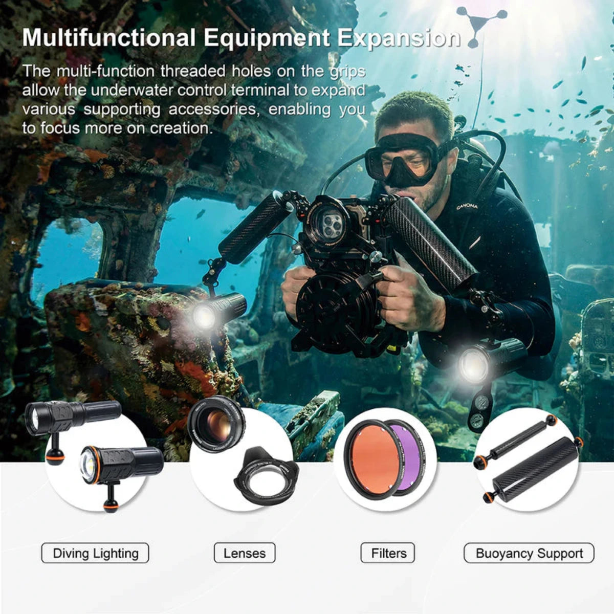 SeaLink-Sender für Live-Stream unter Wasser