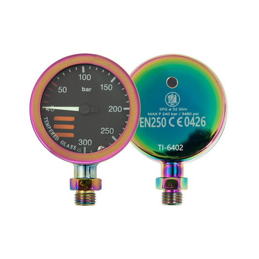 Manometru Rainbow PVD 52 mm 300 Bar