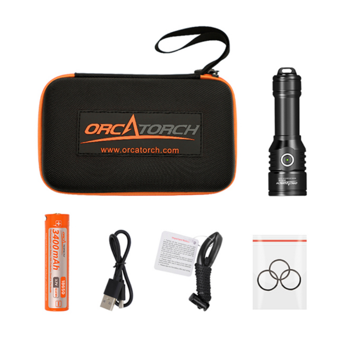 Lanterna scuba D570-GL cu laser verde