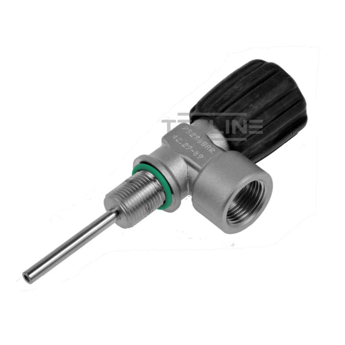 Mono valve for 0,85L alu tanks, M 18x1,5, 232 bar - Viton